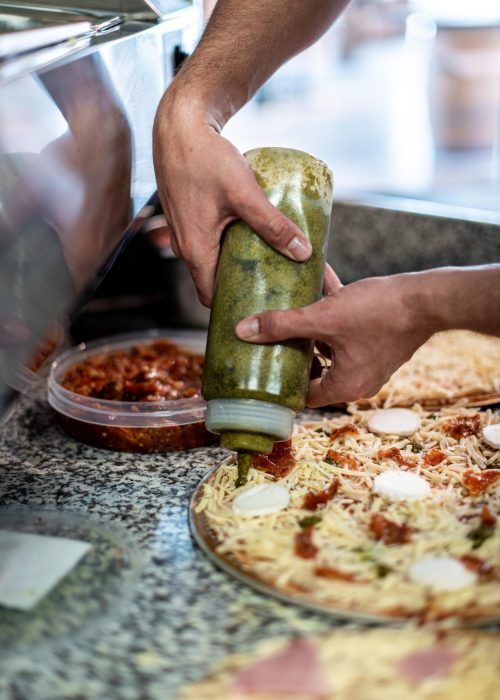 Pesto pizza ze pizza Pesto pizza ze pizza